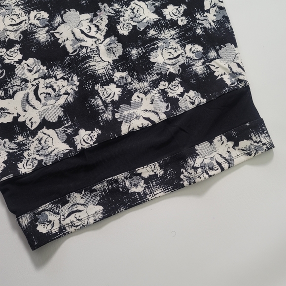 Material Girl Black and White Midi Dress - Picture 3 of 7